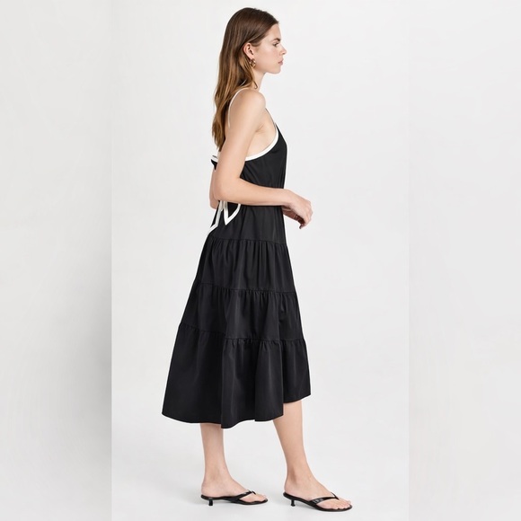 Alice + Olivia Hartley Gathered Midi Dress/ Size 0 - Picture 2 of 10